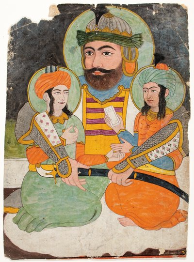 Hazrat Ali with Two Sons by Unbekannt Unbekannt